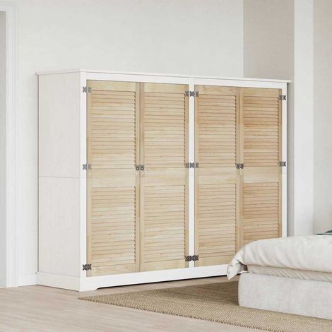 vidaXL Porte de Cabinet 4 pièces Naturel 49,5 x 2,1 x 140,5 cm