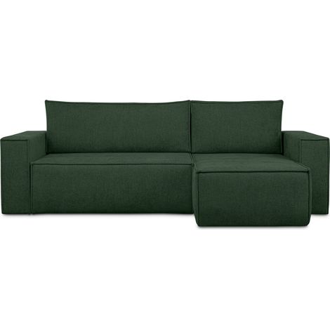 KONSIMO NAPI II Ecksofa Big links/rechts, Schlaffunktion, grün (1/5)