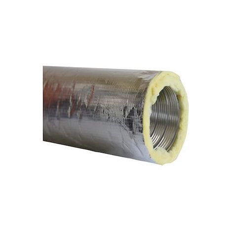 Gaine semi-rigide aluminium isolée classement M0 D 125 mm longueur 2 m S&P (UNELVENT) 823255