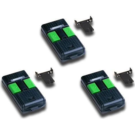 cardin 3 x télécommande 2 canaux 433 mhz s476 trs476200