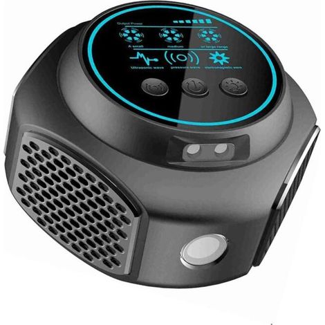 SJLERST Répulsif à ultrasons pour rongeurs, 4 en 1, répulsif électronique à 360 degrés pour rats, pièges à souris sans cruauté, repousse efficacement les mouches et les cafards pour une utilisation en (1/5)