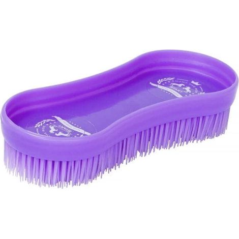 Brosse Cheval Flexible Et Légère Pour Enlever Poils Morts, Saleté + Massage Doux – Pelage Brillant Et Confort Total - (violet) (1/3)