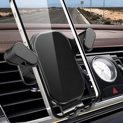 Smartphone holder for vehicles - phone holder for air vents, mobile phone holder for cars with hands-free system (1/5)