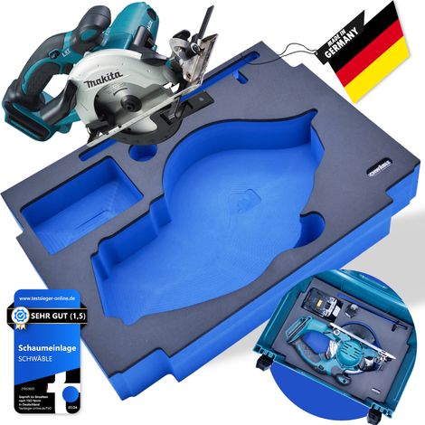SCHWÄBLE® Schaumeinlage Schaumstoffeinlage für Makita Akku-Handkreissäge DSS501