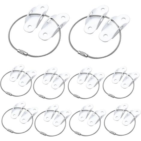 10 fixations pour meubles, sangles métalliques anti, perforation (1/5)