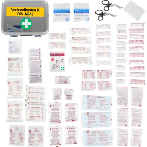 Kit de premiers secours des pompiers DIN 14142 dans FireBox
