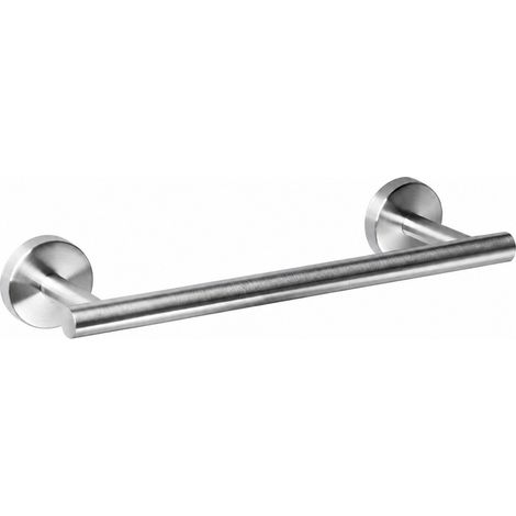 Porte-rouleau de papier essuie-tout en acier inoxydable brossé, pour salle de bain, support simple 30 cm, finition brossée (1/5)