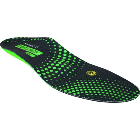 SECOSOL Einlegesohle SECOSOL® COMPLETE+ LOW Gr.46 schwarz/grün