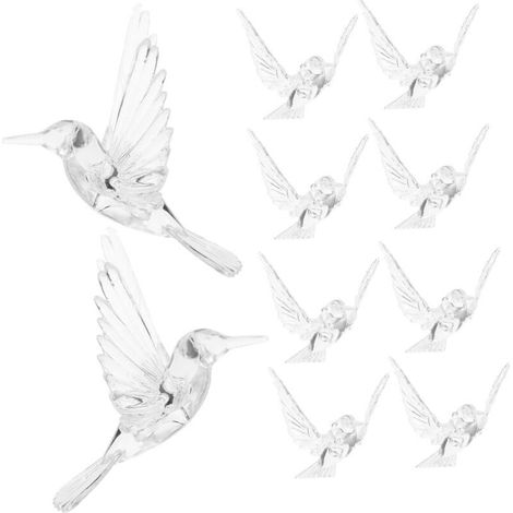 20 Pièces Bricolage Oiseau en Vol Décoratif Plafond Suspendu Ornements Arbre de Noël pour la Maison Maternelle Centre Commercial Table de lLa Maison Fenêtre Nature Décoration (1/5)