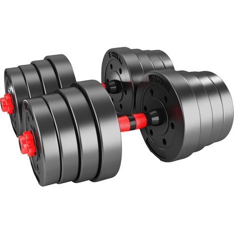 Mcc Direct Space-Saving Adjustable Dumbbell Set with Barbell Converter � One Set, Multiple Workouts, Perfect for Home Gym & Small Apartments 30KG (1/5)
