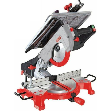 Valex Troncatrice TLS250B 1800W Rosso con Funzione Banco Sega e Lama d. 250mm (1/2)
