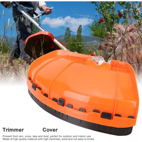 1 pc for 26mm/28mm red plastic lawnmower/trimmer dust shield cover accessory brushcutter guard (1/5)