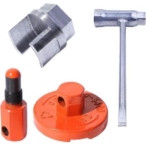 Outil de démontage du volant moteur d'embrayage au niveau de la butée de piston avec chaîne de tronçonneuse compatible avec Husqvarna 340 345 346 350 351 3 temps (1/4)