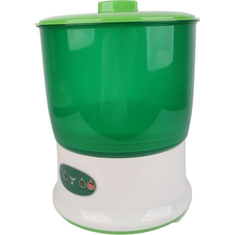 Germoir à haricots germés grande capacité, qualité alimentaire, haute sécurité, pulvérisateur à 360°, kit de germination 220 V, prise CN. (1/5)