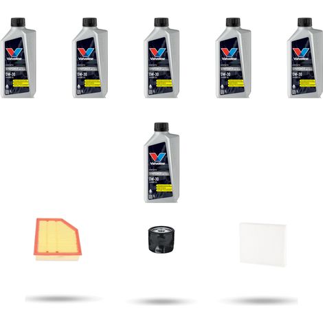 Kit tagliando 3 FILTRI e 6L OLIO compatibile con Volvo V60 II 2.0 T5 186kw Cross Country Dal 2019 (1/5)