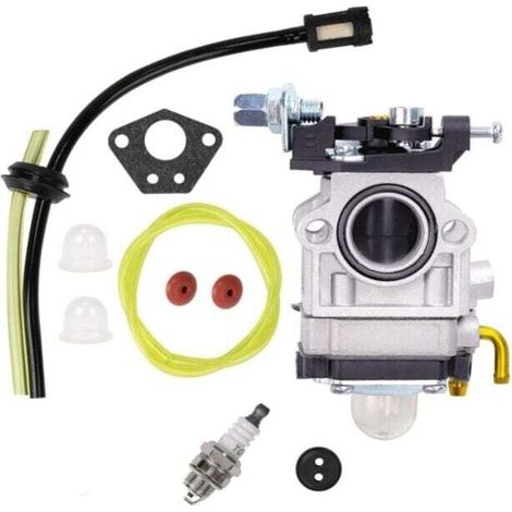 Carburateur pour Moteur de Débroussailleuse 52cc 49cc 43cc, Kit Carbu avec Joint, Tuyau, Bougie d'Allumage (1/4)