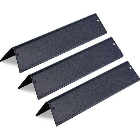 VEVOR Barres Cache-bruleurs 3PCs, Deflecteur de Graisse pour Bruleur de 39 cm en Acier Emaille, pour Weber Spirit I et II Series 200, y Compris Spirit II E-210, II E-220, II S-210, E-210, S-210 (1/5)