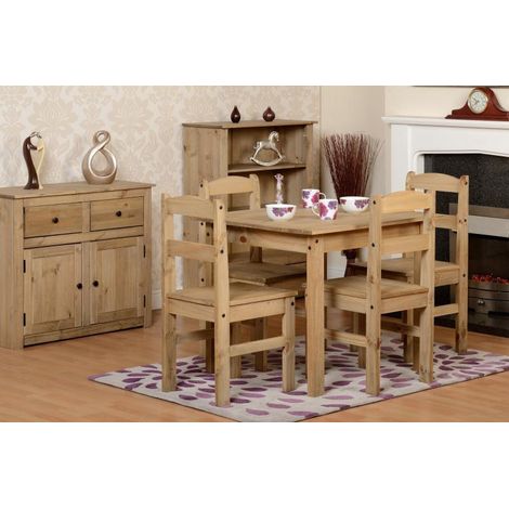 Panama Dining Set - Natural Wax (1/5)