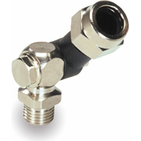 Getto snodato singolo con filetto maschio 1/4'G (1/3)