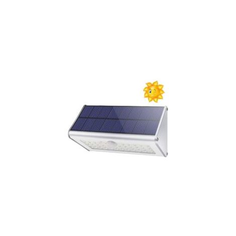 – Applique solare da esterno 1100 lm – 46 LED – Batteria da 4500 mAh – Sensore di movimento – Impermeabile IP65 – 4 modalità intelligenti – Crezuo