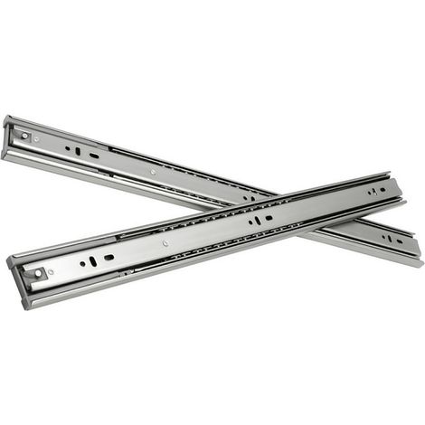 2X Schubladenschienen Vollauszüge 350 mm Schubladen Führung kugelgelagert Tragkraft 35 Kg