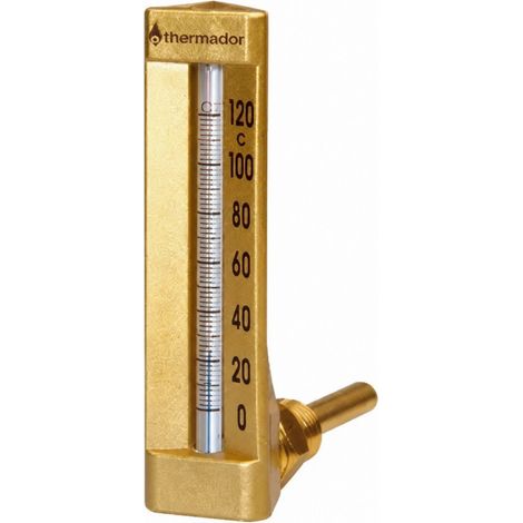 Termometro industriale da 0°C a 120°C Quadrato (1/2)