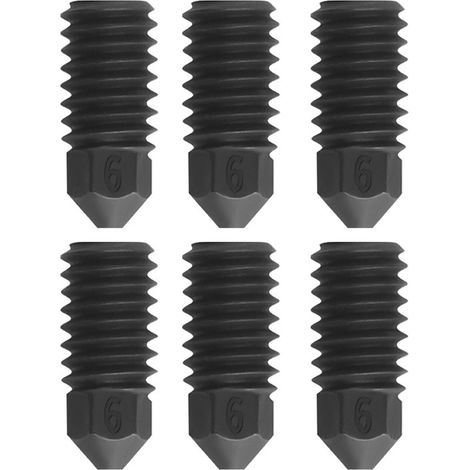 Buses en acier trempé adaptées au Kit de remplacement d'imprimante 3D Bambu Lab H2D, 0.6mm, résistantes aux hautes températures 6 pièces (1/5)