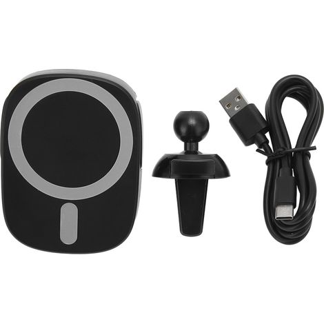 Support de Téléphone Voiture Magnétique X13, Chargeur Sans Fil Rapide 15W pour iPhone 12 13 et Android (1/5)