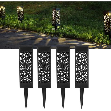 Wasserdichte LED-Solar-Rasenleuchten für den Außenbereich, geeignet für Garten, Hof und Wege (1/5)