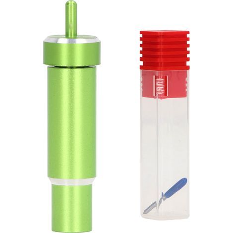 Jeu de lames en tissu collé, coupe à pointe Fine à 60 degrés avec boîtier robuste pour Cricut Maker Explore Green (1/5)