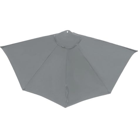 2.7m Half Patio Parasol, Half Round Parasol, Half Balcony Parasol, Small Parasol Balcony, Garden Parasol Patio Umbrella, Suitable for Yard Garden (Canopy Only) (1/5)