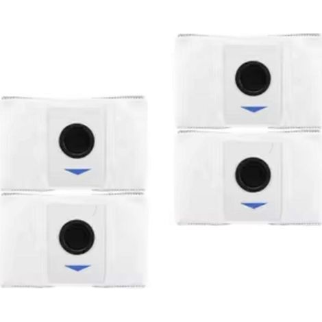 Lot de 4 sacs à poussière pour aspirateurs robots Ecovacs Deebot T20/T20MAX/T20PRO/X1 OMNI/T10 Omni/Turbo - Pièces de rechange (1/5)