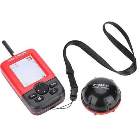 Détecteur De Poisson Sans Fil Sonar Capteur De Sonar 100m Fishfinder Ecran Lcd Profondeur Echo Sondeur Fish Finder Accessoire (1/4)