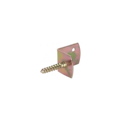 Winox – Équerre de fixation pour panneau en bois – Acier zingué – Dimensions 30x30 mm – Vis principale Ø 5 x 35 mm (1/2)
