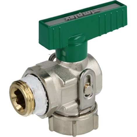 Flamco Grifo de esfera KFE angular, DVGW G1/2a PN16 MS vern., F10669