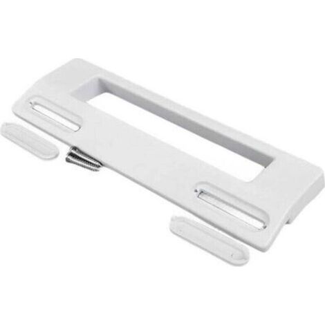 Poignée de réfrigérateur universelle blanche amovible, Poignée porte freezer - Entraxe trous de 90 mm à 170 mm-18560mm (1/4)