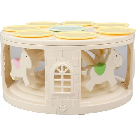 Machine à desserts rotative LED, présentoir à desserts automatique avec 4 morceaux de musique, idéal pour les mariages et les fêtes.
