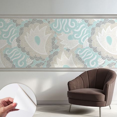 Carta da parati adesiva - lavabile - decorazione murale - per cucina - pellicola decorativa Motivi astratti 250x104 cm (1/5)