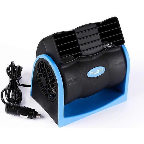 Climatiseur de voiture 12 V/24 V CC, silencieux et réglable, pour voiture, camion, bateau, allume-cigare, ventilateur de refroidissement à grande vitesse.