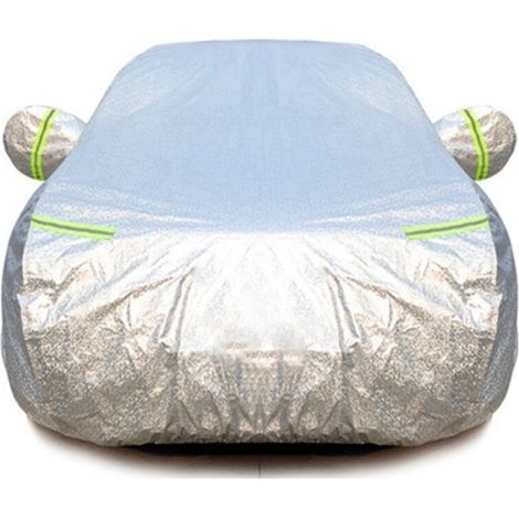 Ineasicer – Bâche pour voiture SUV étanche 530 × 190 × 150 cm – Résistante aux intempéries – Tissu non tissé, PE, EVA, aluminium – Fermeture éclair