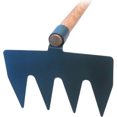 Outil de jardinage mercier griffe a remblai 680 4 dents ergonomique