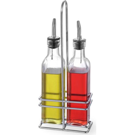 HENDI Menage Essig und Öl, 2x0,237L, 0,47L, 115x60x(H)325mm (1/3)