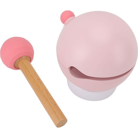 Veilleuse poisson en bois rechargeable sans fil luminosité réglable 3 niveaux avec stickers mignons lampe de chevet rose (1/5)