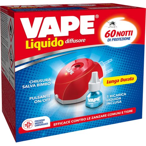 ANTIZANZARE VAPE MAGIC ELETTROEM E RICAR 60 NOT- VAPE- 12,0 pz