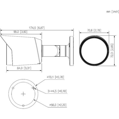 Dahua Technology HAC-HFW1200T-0280B-S6 telecamera di sicurezza 2MP (1/2)