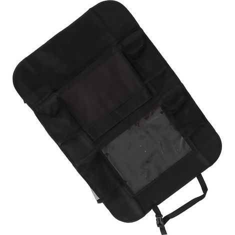 Rückenlehnenschutz für den Autositz, Rücksitz-Organizer mit Tablet-Halterung und mehreren Staufächern. (1/5)