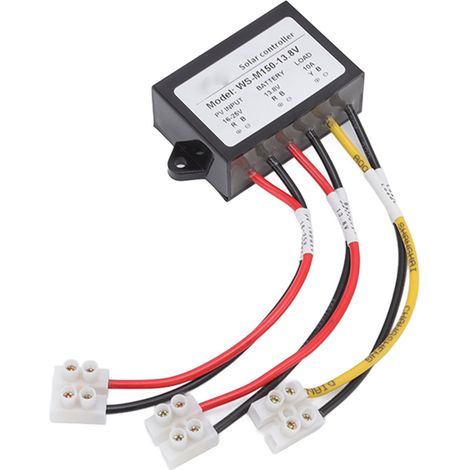 Contrôleur solaire MPPT 150 W 10-12 V anti-retour, sortie de charge 24 h/24, pour panneau solaire de vélo électrique léger WS M150 13,8 V normalement ouvert (1/5)