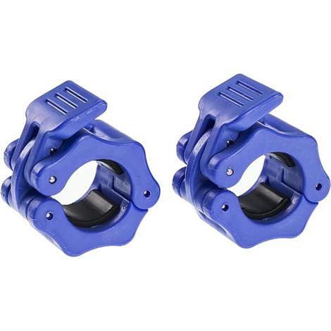 Collier De Barre - 1 Pouces 25 Mm - Verrouillage Rapide - Pour Haltères Standard - Usage Domestique Et Salle De Sport - Par 2 (1/3)