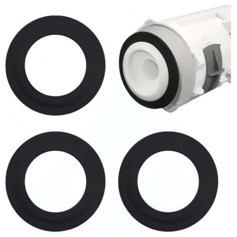 Lot de 3 joints d'étanchéité en caoutchouc de rechange pour soupapes de chasse d'eau Siamp T-oilet 49 et 50, réparation de fuite de T-oilet, pièces F-Lush