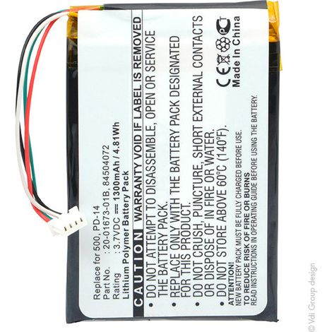 NX - Batterie téléphone, smartphone, GSM pour Nokia 3.7V 1300mAh - 20-01673-01B84504072 (1/4)